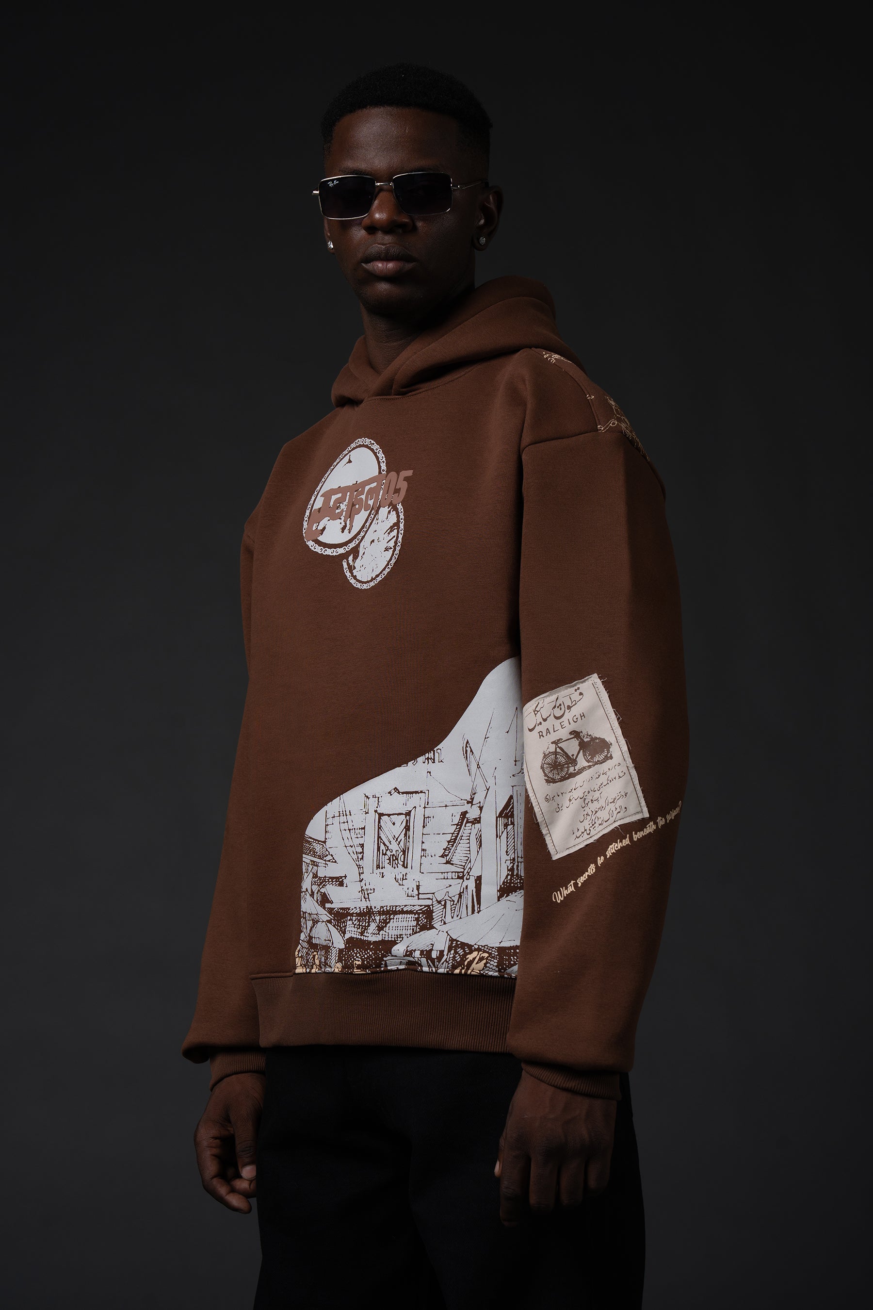 Rust & Sapphire Hoodie